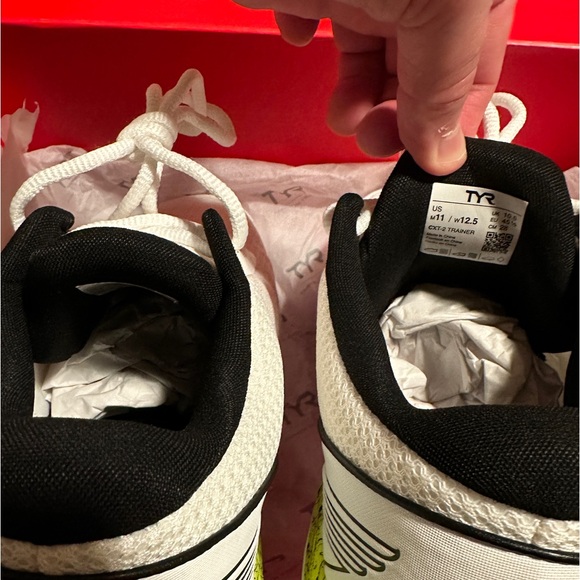 TYR Men’s CXT-2 Size 11 US Lime/Multi - Picture 3 of 4